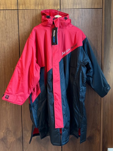 Red black akida robe - akida, (dry